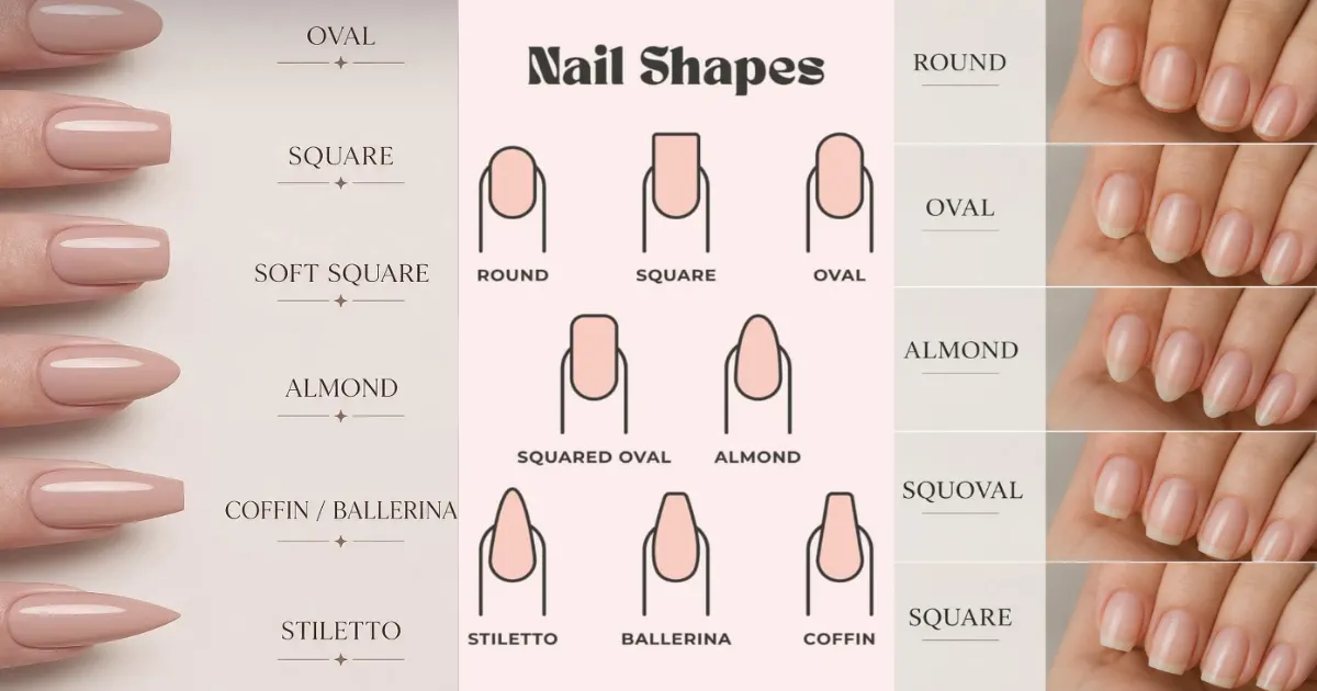 Nail Shapes: The Secret to Beautiful Hands and a Flawless Manicure