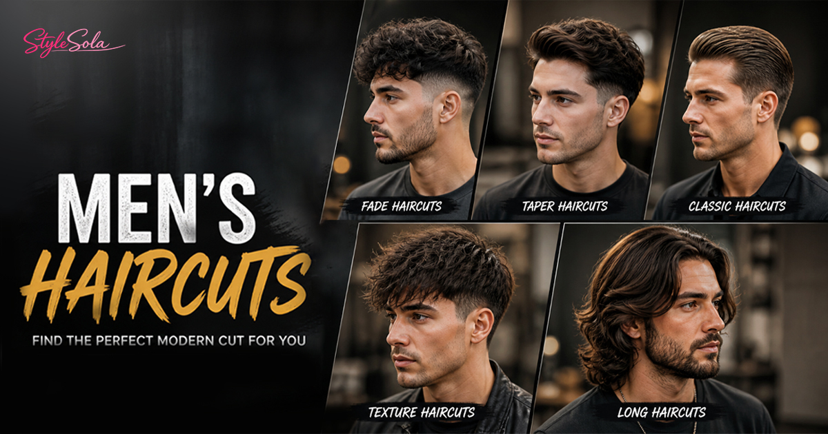 The Ultimate Guide to Men’s Haircuts: Find the Perfect Style for Your Face Shape & Hair Type