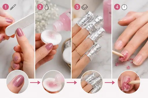 How to Remove Gel Nail Polish the Right Way